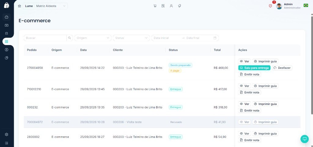 Pedidos do e-commerce, da separação à entrega